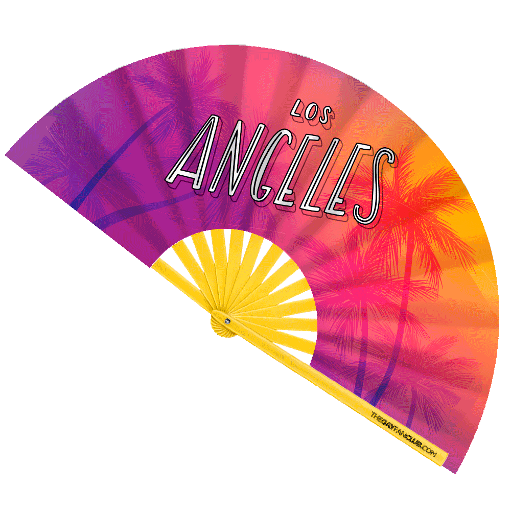 Los Angeles Fan (UV) by Hand Fan