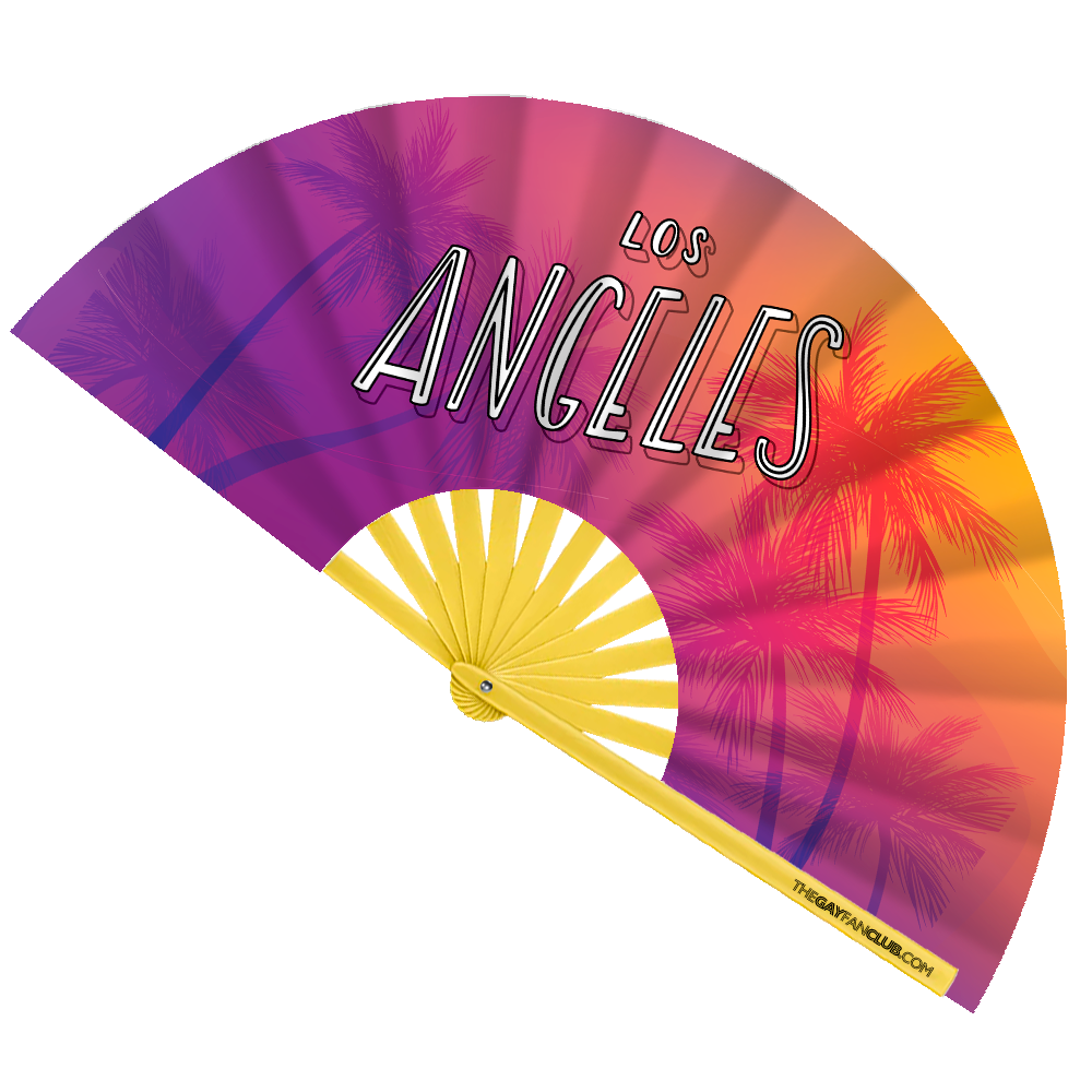 Los Angeles Fan (UV) by Hand Fan