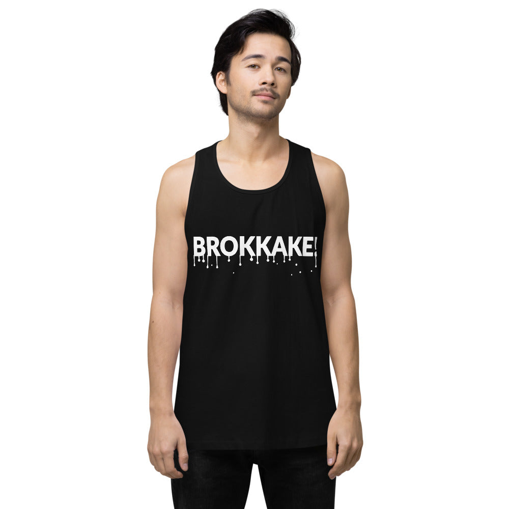 BROKKAKE! Tank Top on model