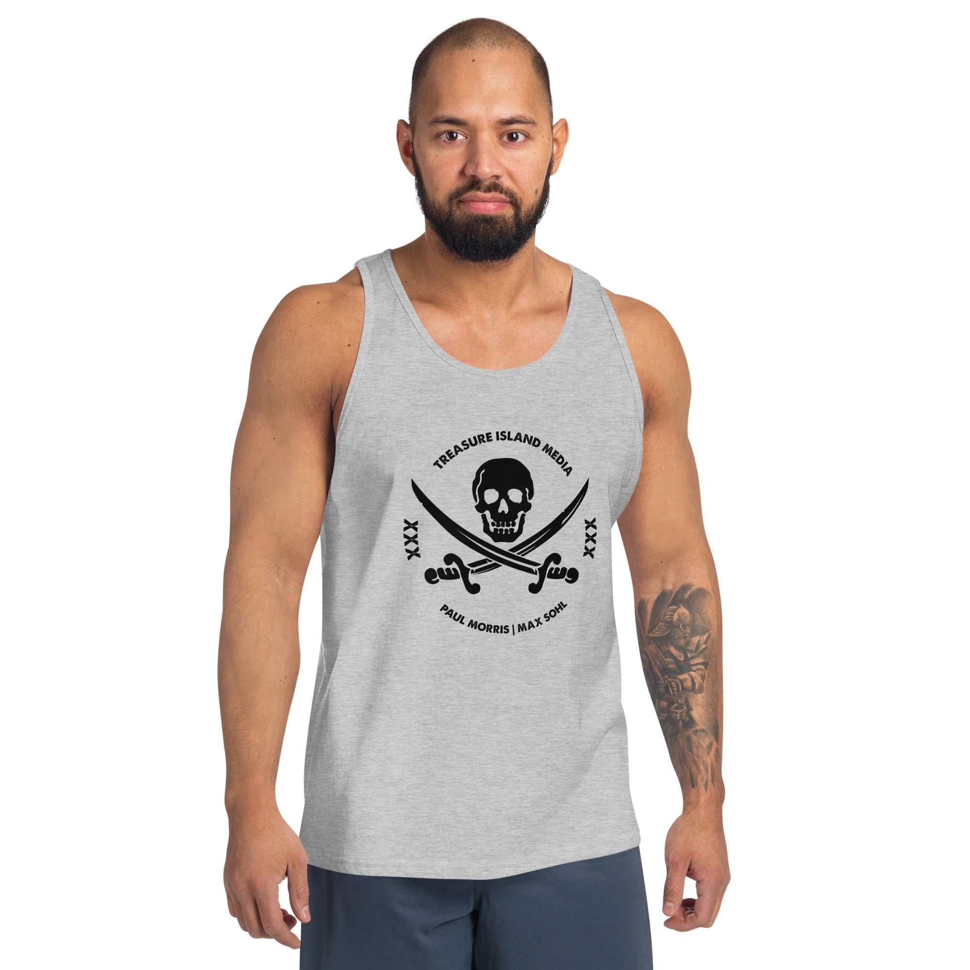XXX Black Logo Tank Top by Apparel