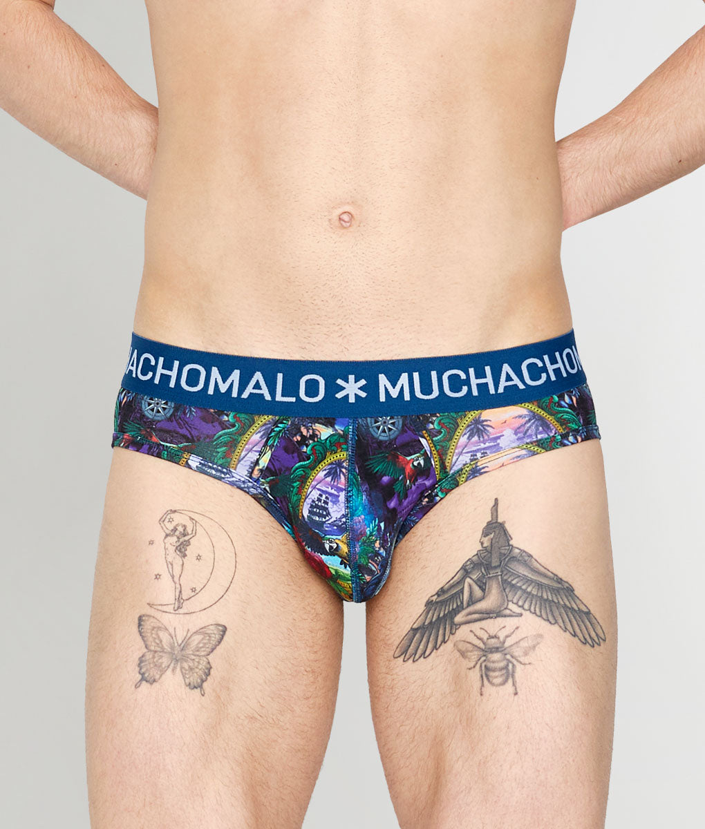 Muchachomalo Pirate Parrot Brief