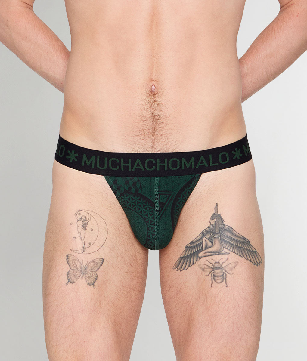 Muchachomalo Geometric Thong