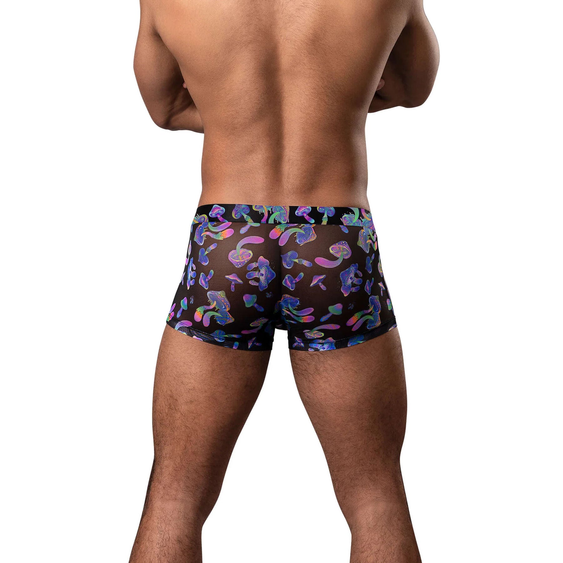 Male Power Hazy Dayz Pouch Short Mushrooms Stretch Briefs Retro Printed Underwear