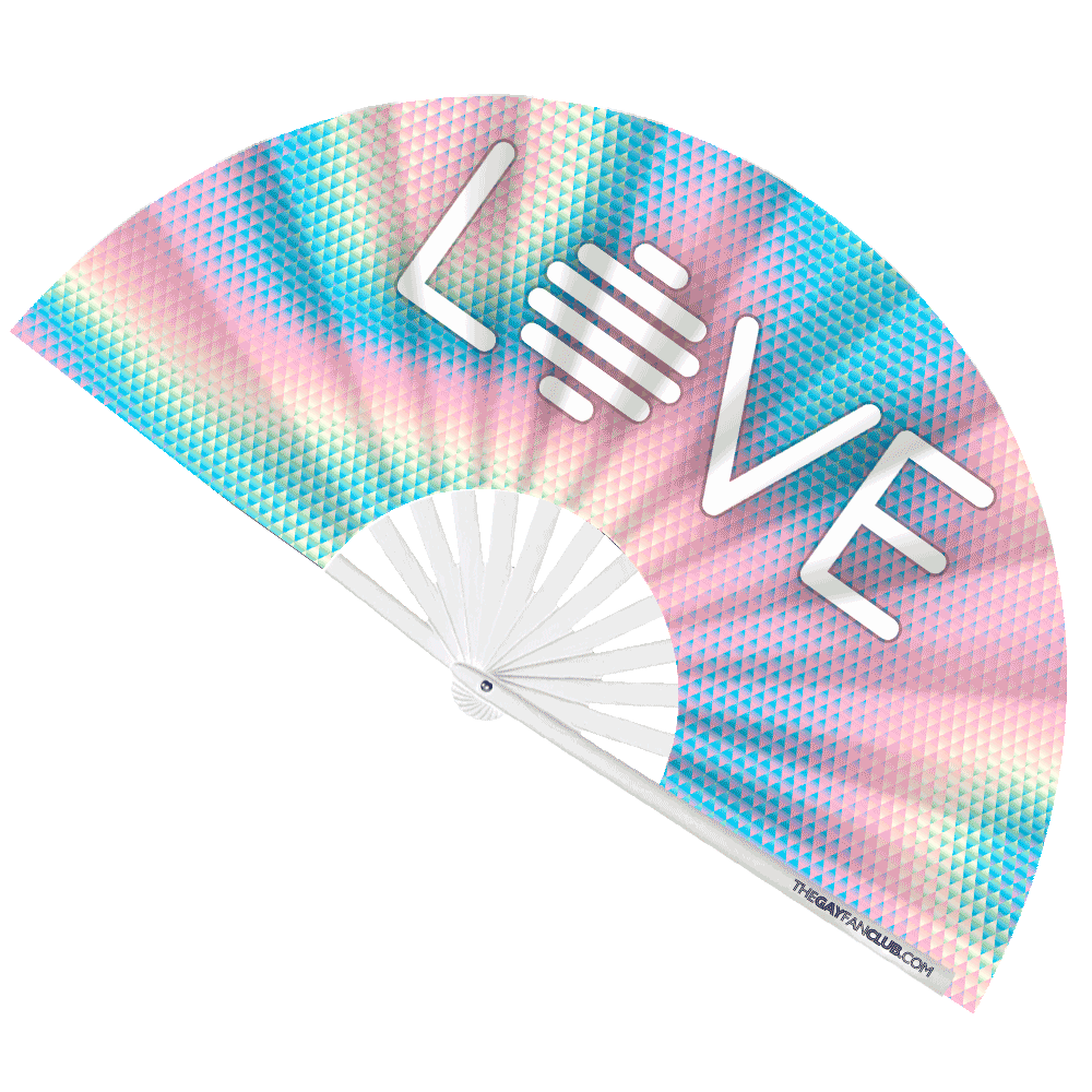 One Love Fan (UV) by Hand Fan