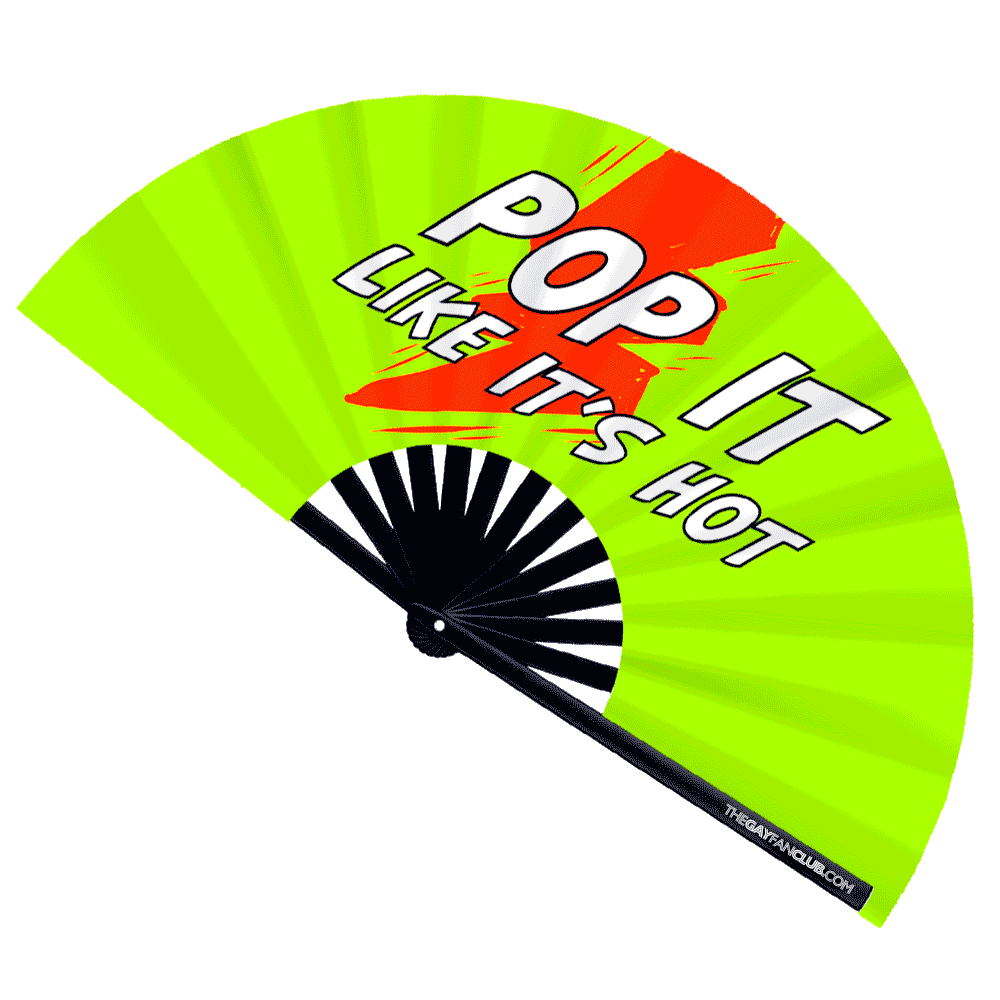 Poppers Fan (UV) by Hand Fan