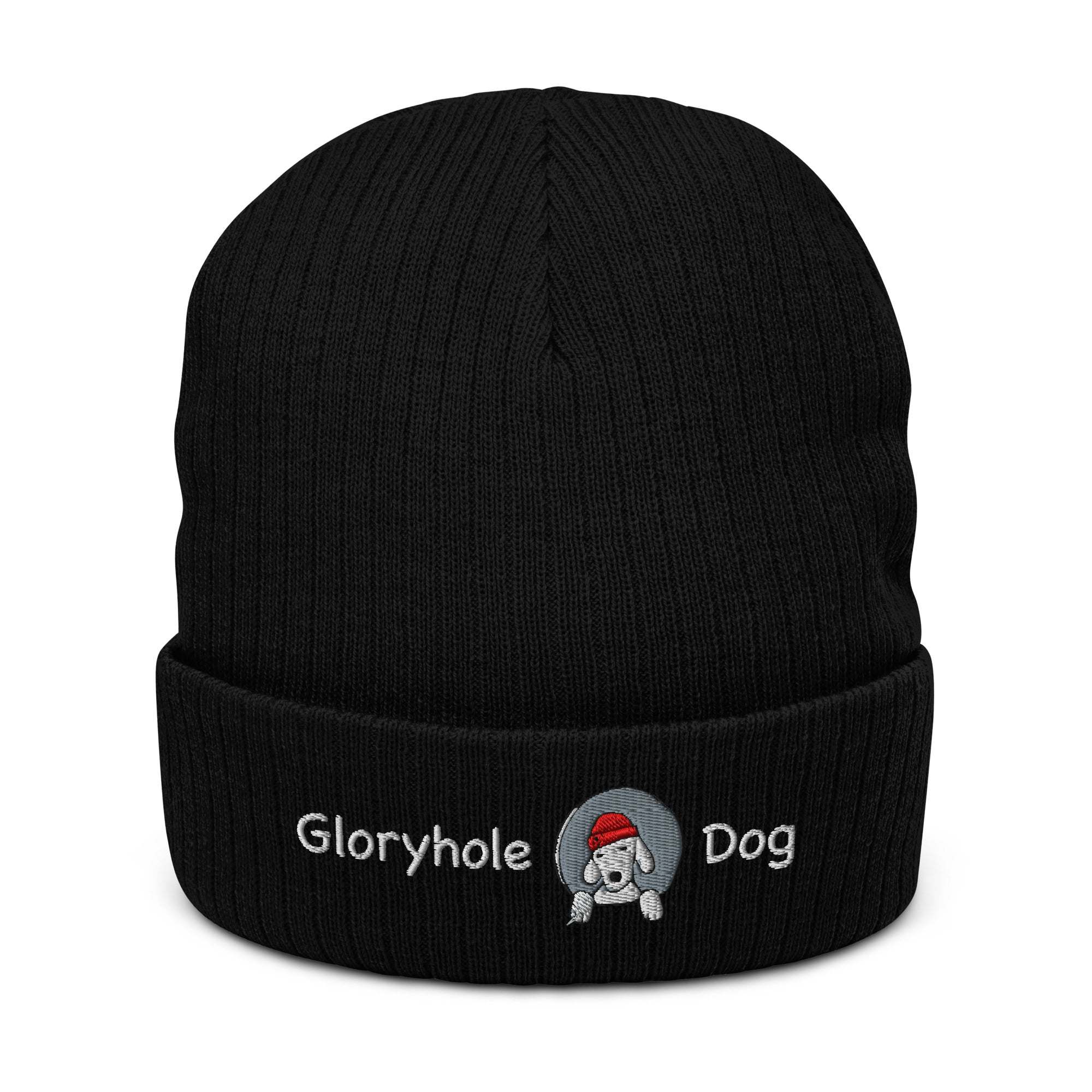 GH Dog Ribbed knit beanie by Apparel