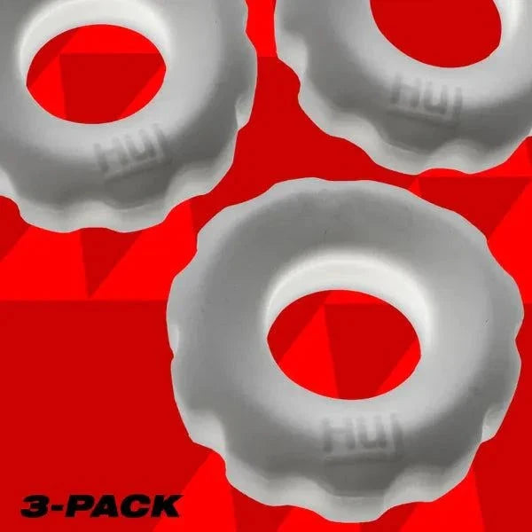 Hunkyjunk SuperHuj 3-Pack Cockrings by Cock & Balls