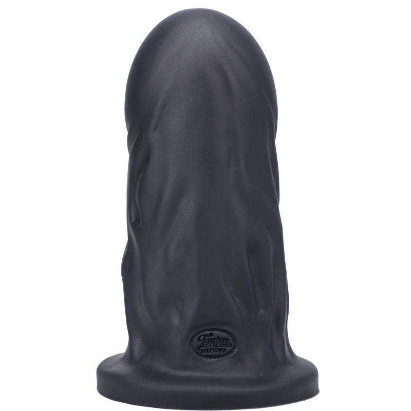 Tantus Mr. Universe premium black silicone dildo with realistic texture and ergonomic design for intense stimulation