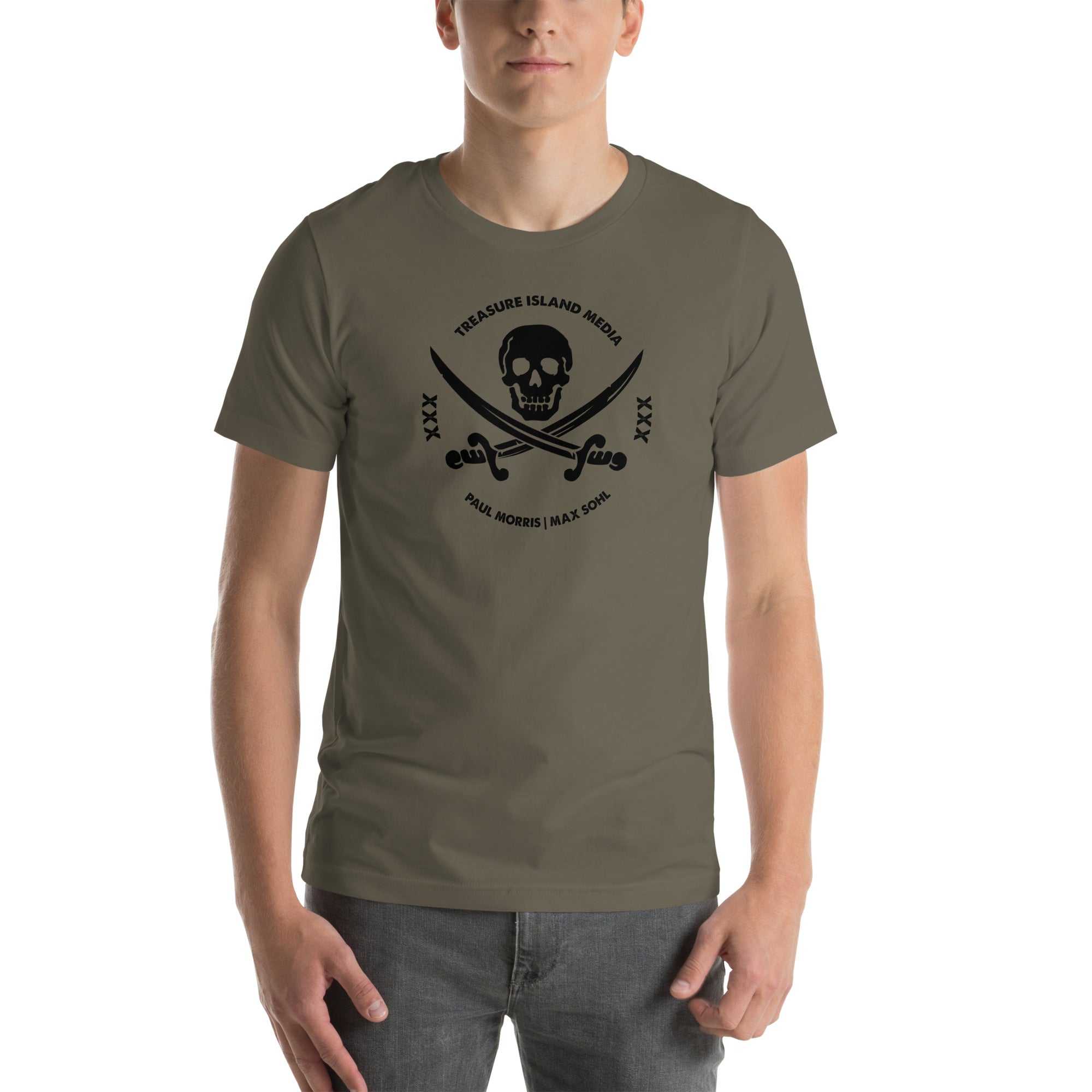 TIMXXX Black Logo T-Shirt in black with iconic logo on front, made from high-quality cotton, stylish and versatile.