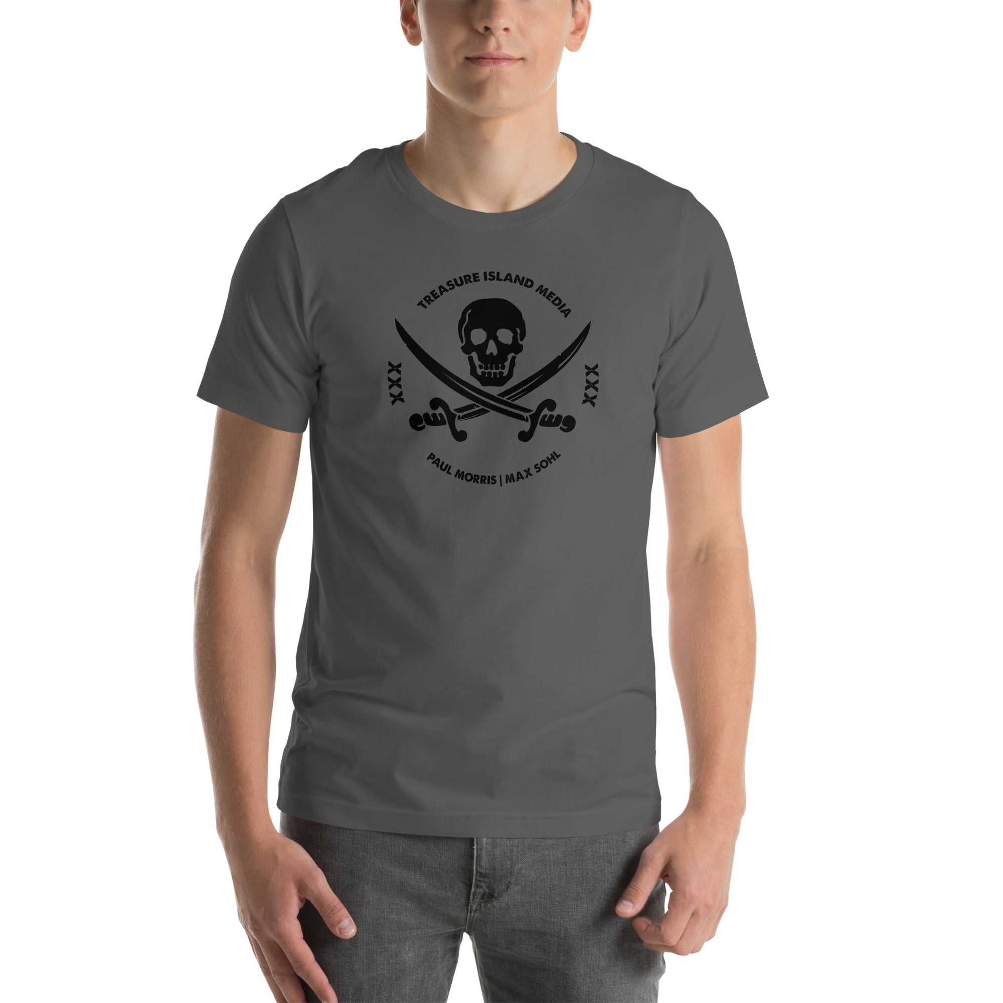 TIMXXX Black Logo T-Shirt with a bold design, soft cotton, versatile black color.
