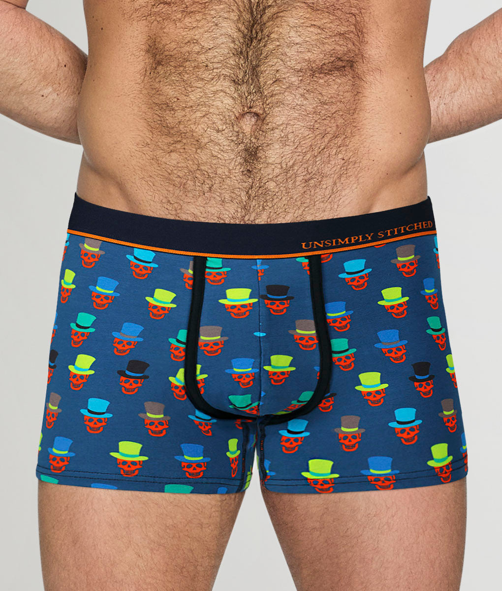 Unsimply Stitched Skull Top Hat Trunk