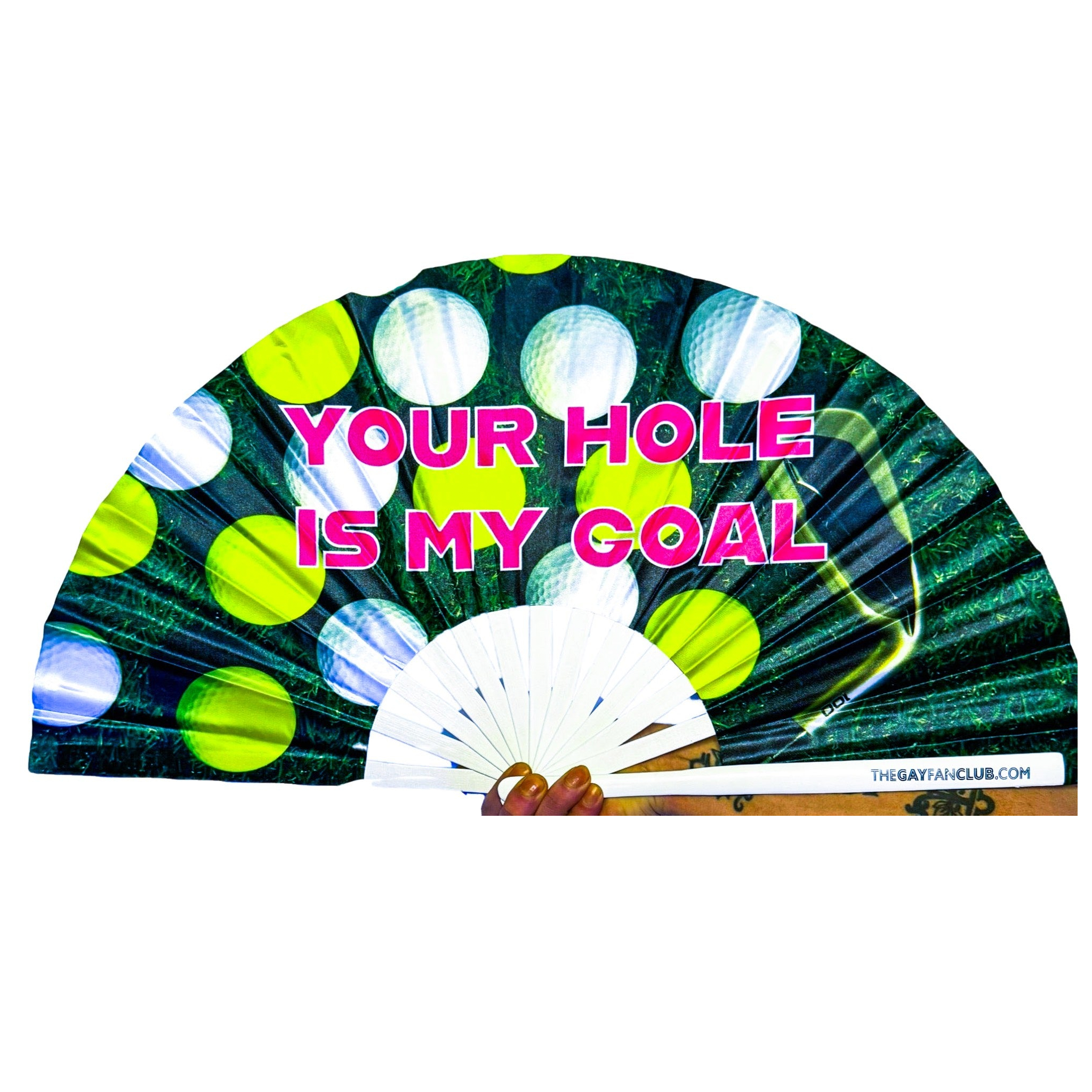 Your Hole Is My Goal Fan by Hand Fan