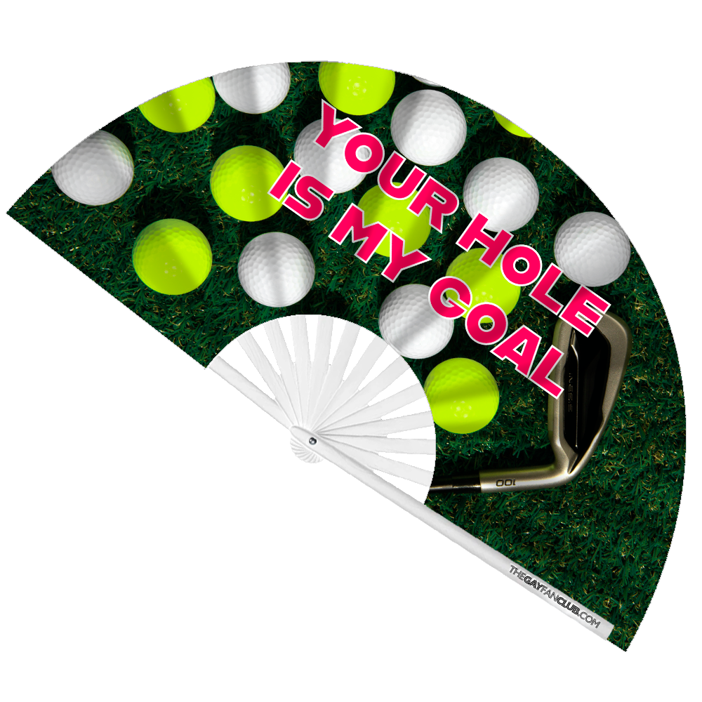 Your Hole Is My Goal Fan by Hand Fan