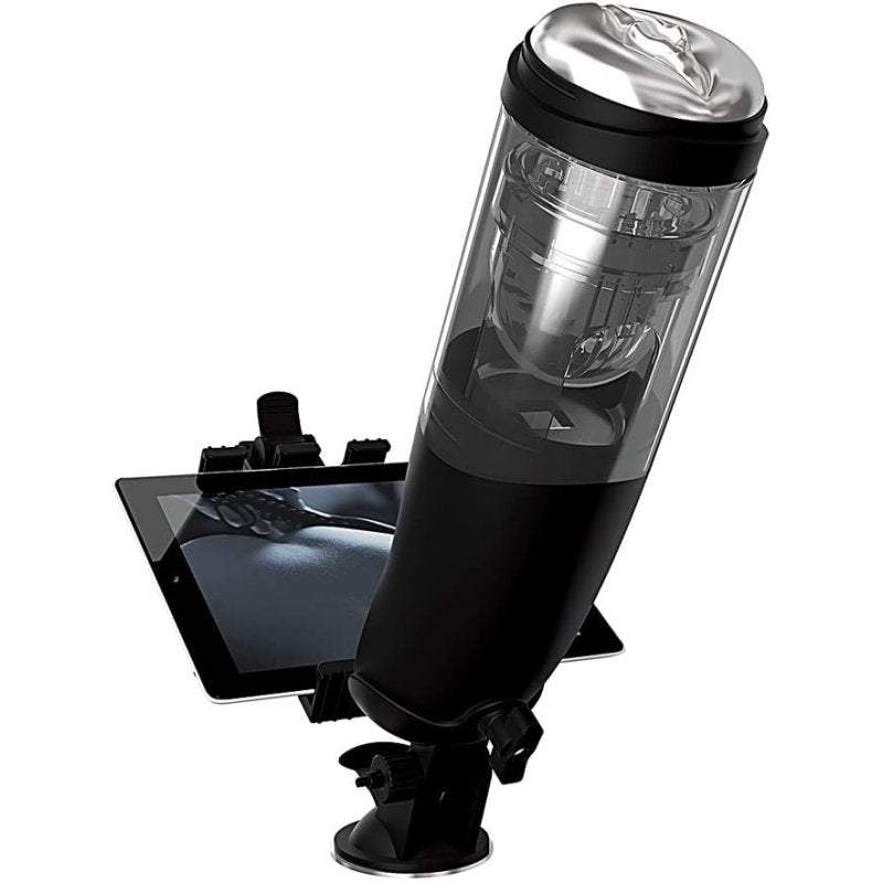 PDX ELITE Mega-Bator high-tech male masturbator with adjustable settings and realistic textures.