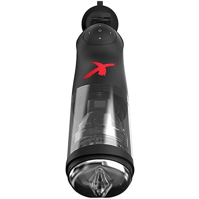 PDX ELITE Mega-Bator high-tech male masturbator with realistic sleeve and control panel.