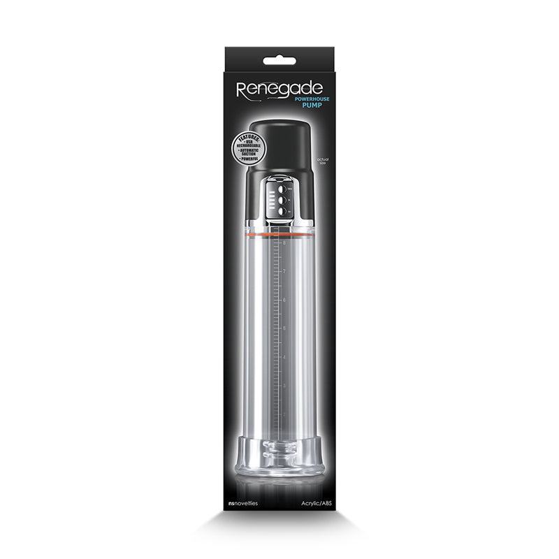 Renegade Powerhouse Pump Rechargeable in packaging.