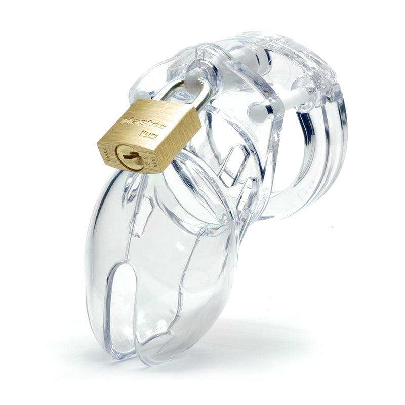 CB-6000S Male Chastity Cage Kit with Glow-in-the-Dark and Clear Options by Bondage & Fetish Toys