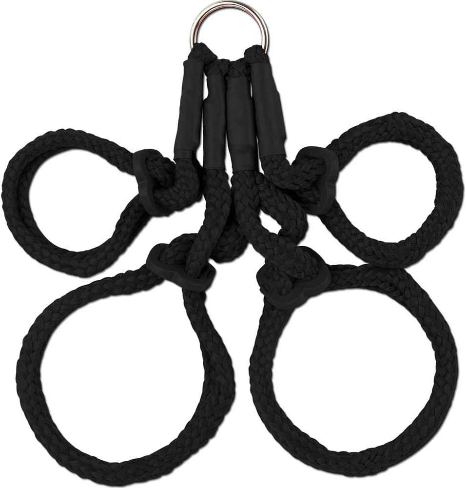 Fetish Fantasy Japanese Silk Rope Hogtie for bondage play, durable and gentle.