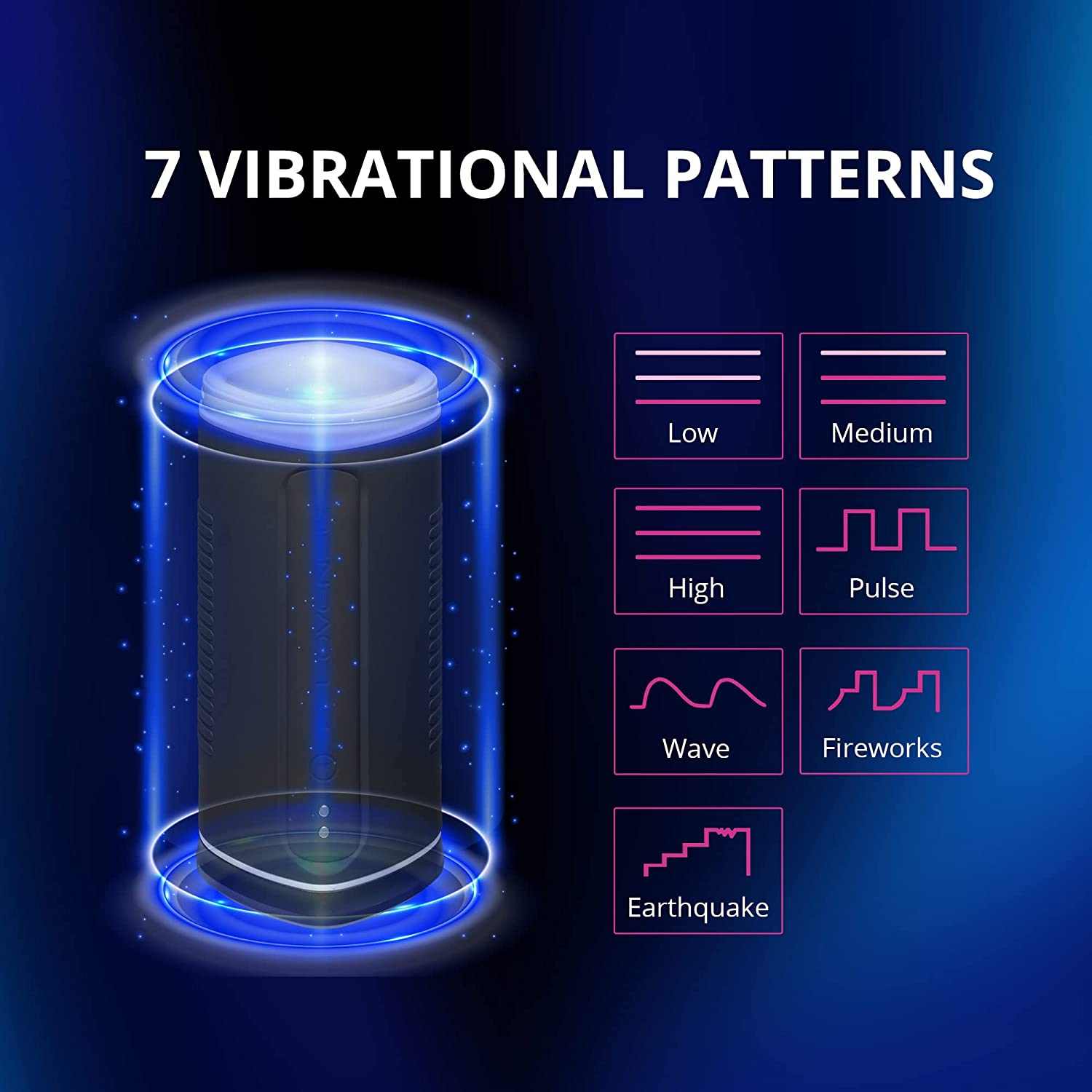 Lovense Calor App-Compatible Vibrating and Heating Masturbator by Masturbators and Strokers