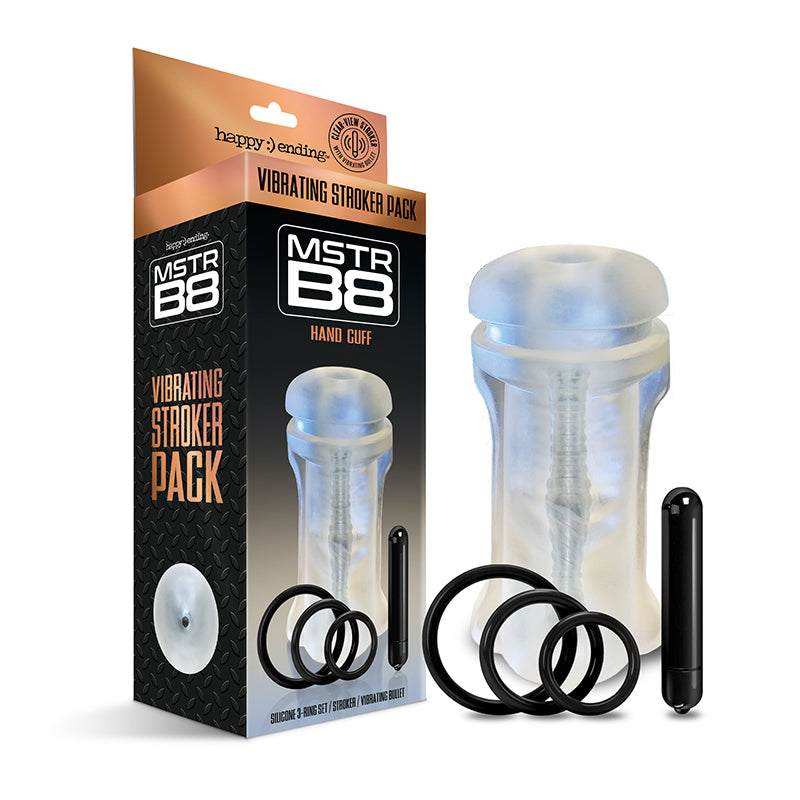 Happy Ending Mstr B8 Vibrating Stroker Pack by Masturbators and Strokers