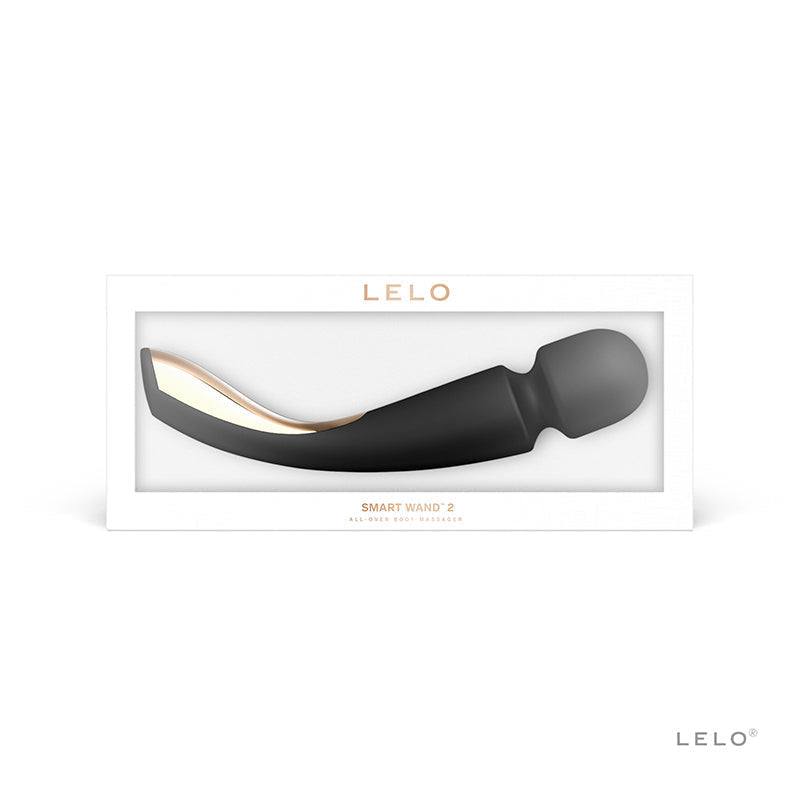 LELO SMART WAND 2 Large Rechargeable Wand Vibrator Black by Anal Toys & Stimulators