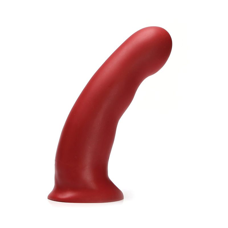 Tantus General Premium Silicone Dildo - Crimson Red