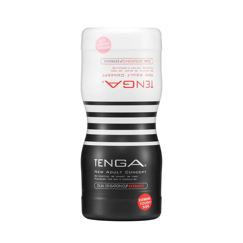 Tenga Dual Sensation Cup Extremes Stroker for intense pleasure and satisfaction.