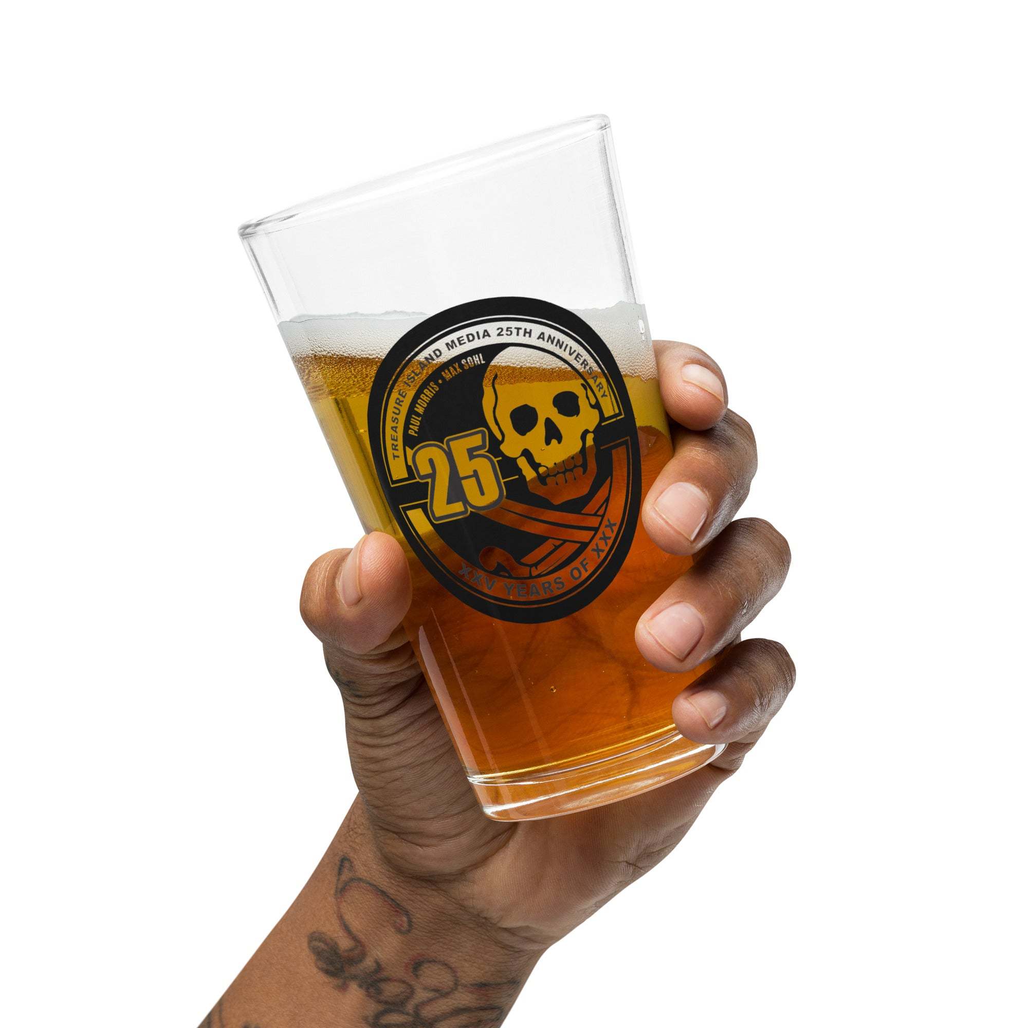 TIM 25th Anniversary Pint Glass by Accessories