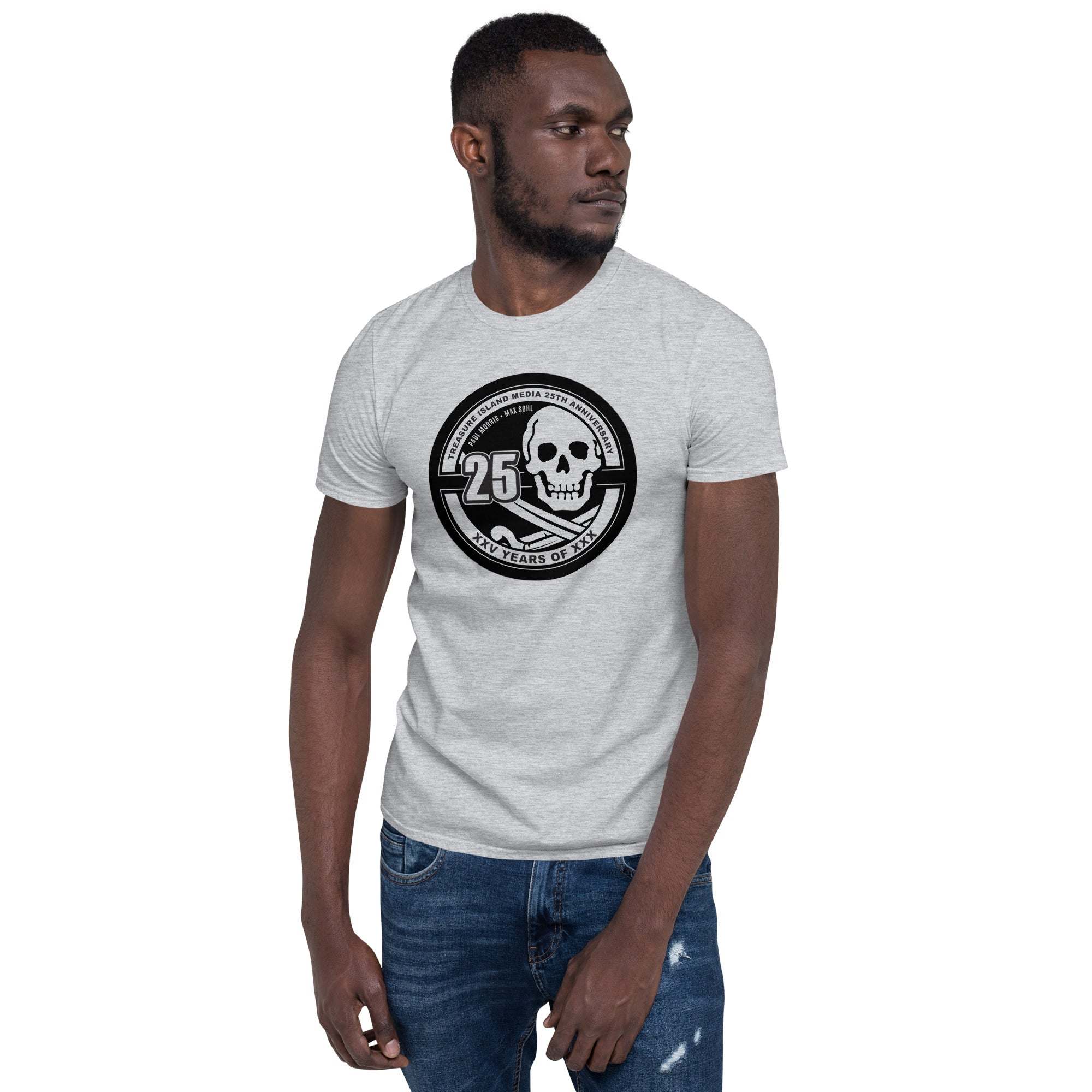TIM 25th Anniversary Short-Sleeve Tee Shirt - Limited Edition with anniversary logo.