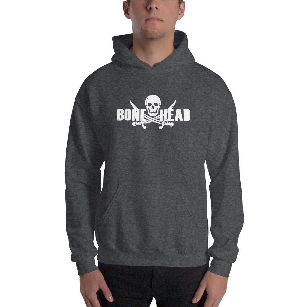 Bone Head Hoodie from TIM Collection with skater design and bold graphic.