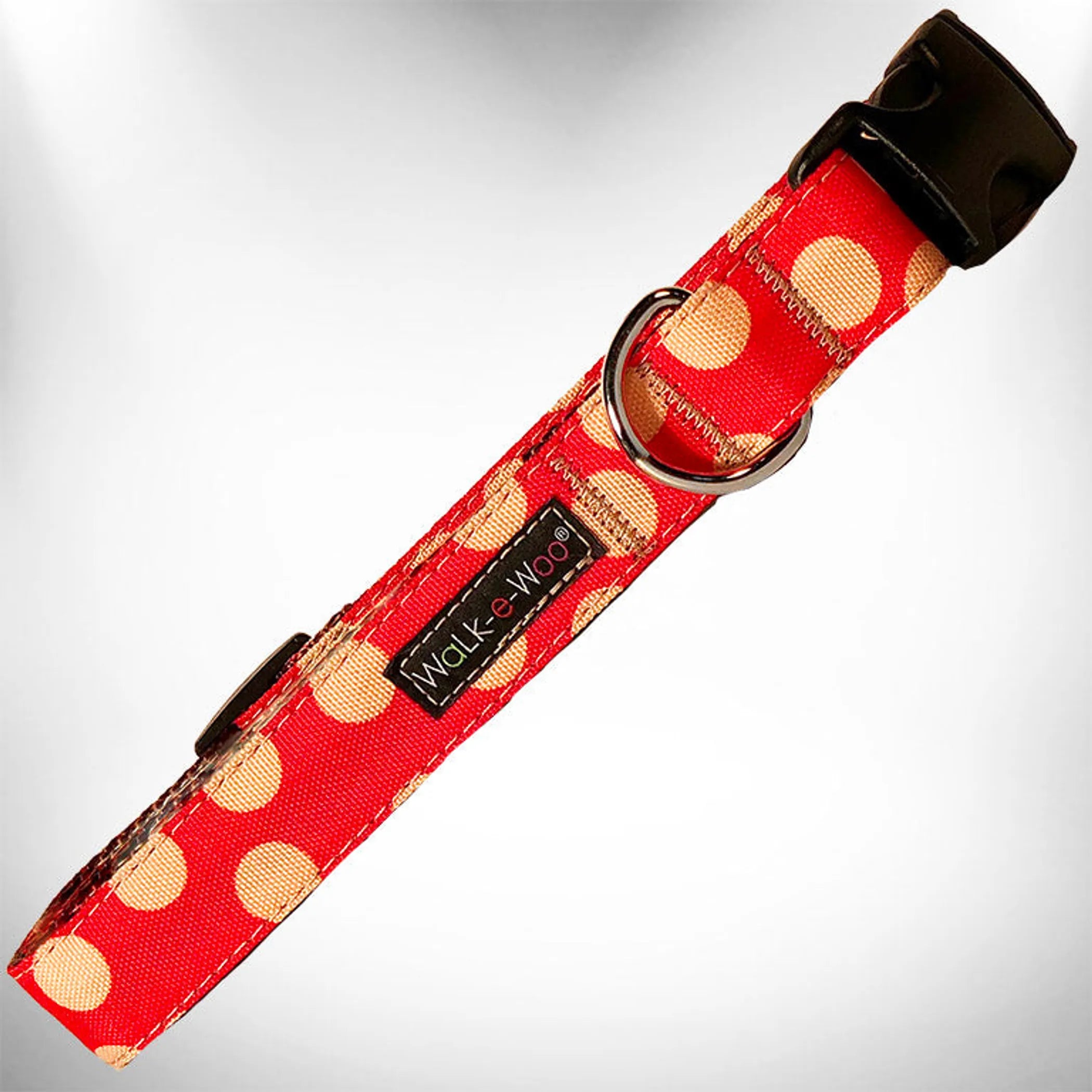 Polka Dot Dog - Tan Dots Collars