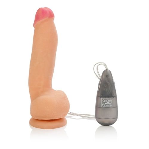 Max Vibrating Cock and Balls - Natural, realistic vibrator with remote control.