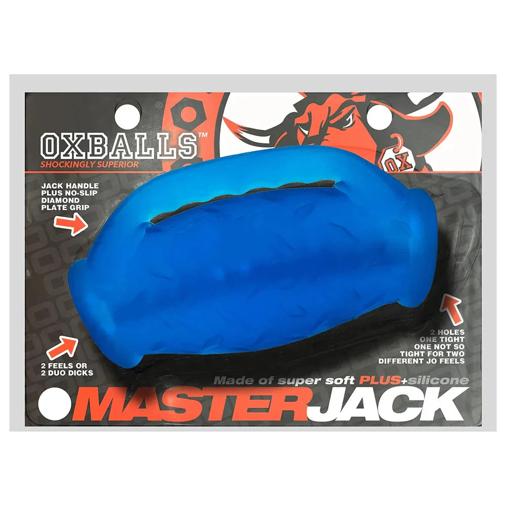 OxBalls Masterjack Double Penetration Jo Blue Ice by Masturbators and Strokers