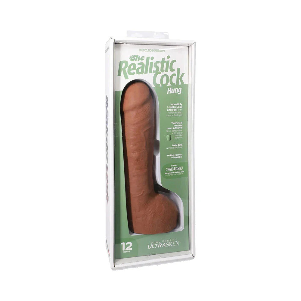 The Realistic Cock Hung ULTRASKYN Vac-U-Lock Dildo