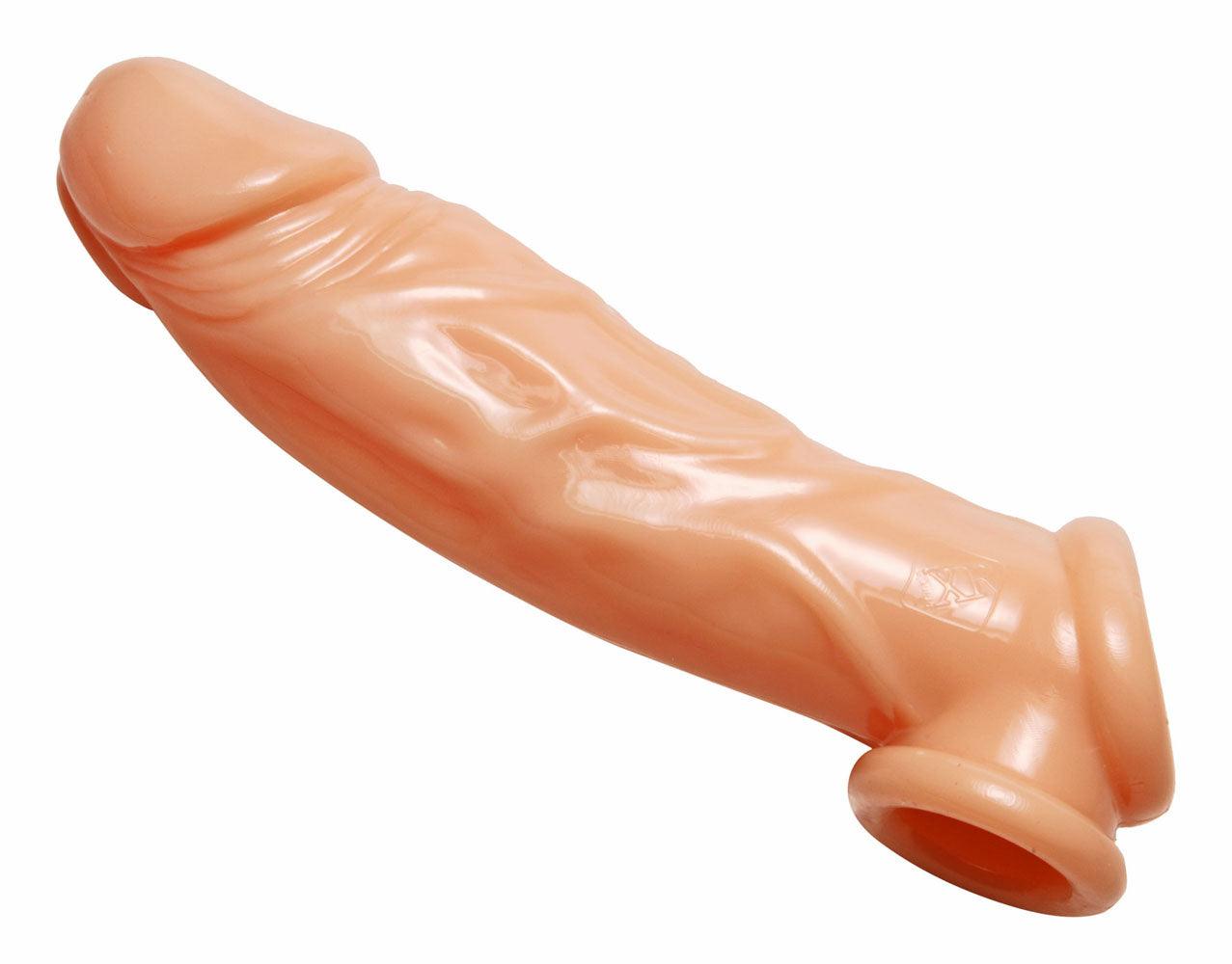 Realistic Flesh Penis Enhancer and Ball Stretcher by Cock & Balls