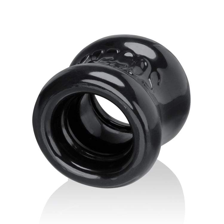 Black Squeeze Soft-Grip Ballstretcher made of flexible TPR with padded ends for comfortable stretch