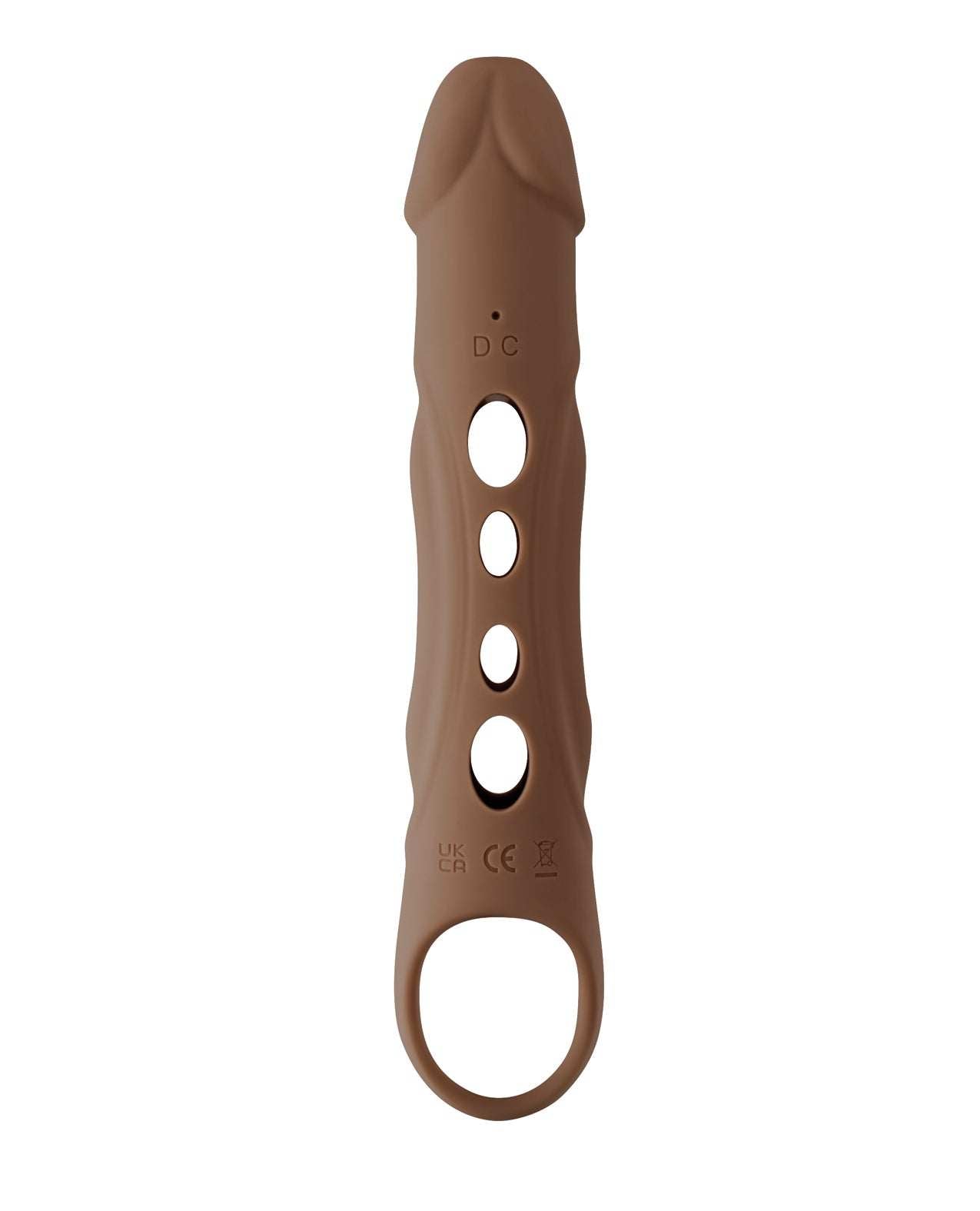 Zero Tolerance Big Boy Extender dark silicone penis extender with remote control and vibration features
