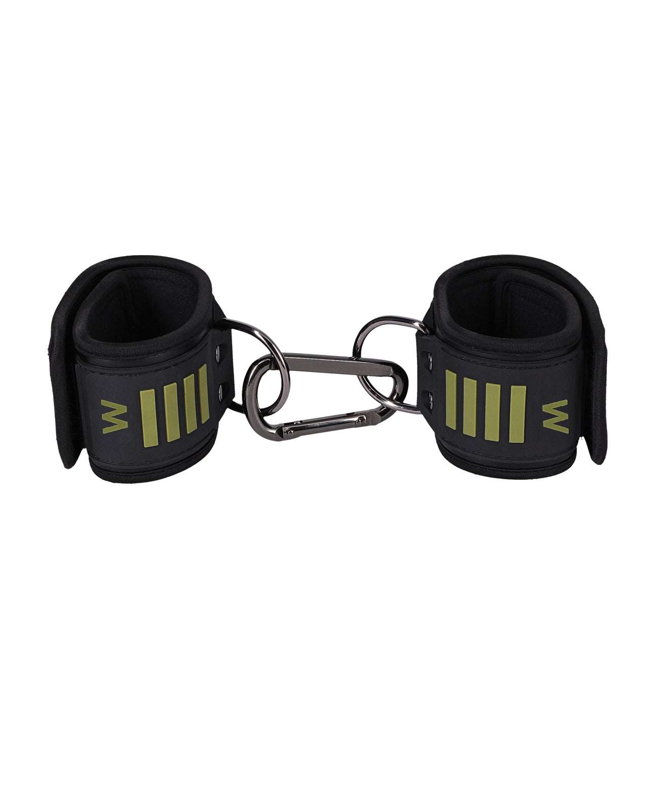 Fort Troff Tactical Wrist Cuffs black and green with buckle-free Velcro design and neoprene lining for comfort