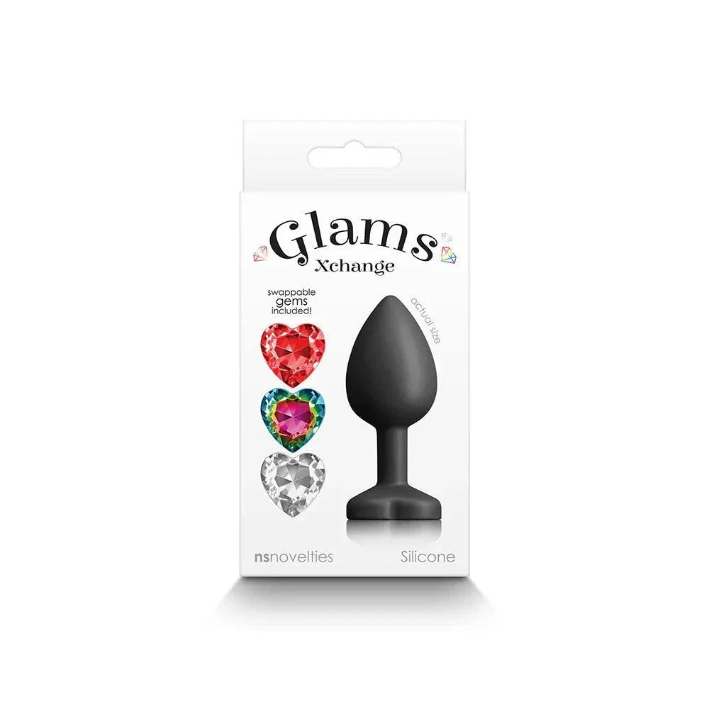 Glams Xchange Heart Anal Plug Small by Anal Toys & Stimulators
