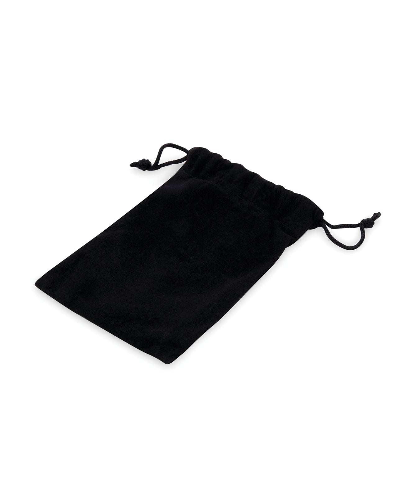 Black velvet drawstring pouch for Lockmaster Stainless Steel inverted chastity cage accessory storage