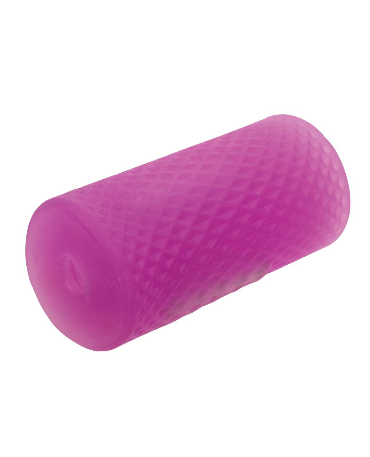 Purple Pop Sock Beaded Stroker with textured grip and internal pleasure beads for enhanced solo pleasure