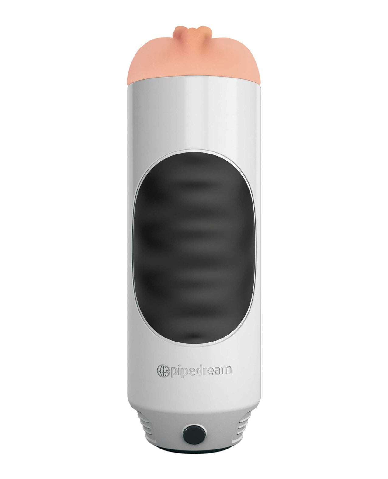 Extreme Toyz Mega Grip Vibrating Stroker with lifelike Fanta Flesh sleeve and 10 vibration modes for intense stimulation