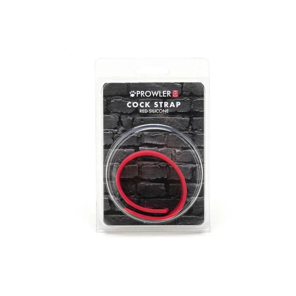 Prowler RED Silicone Cock Strap Red by Cock & Balls