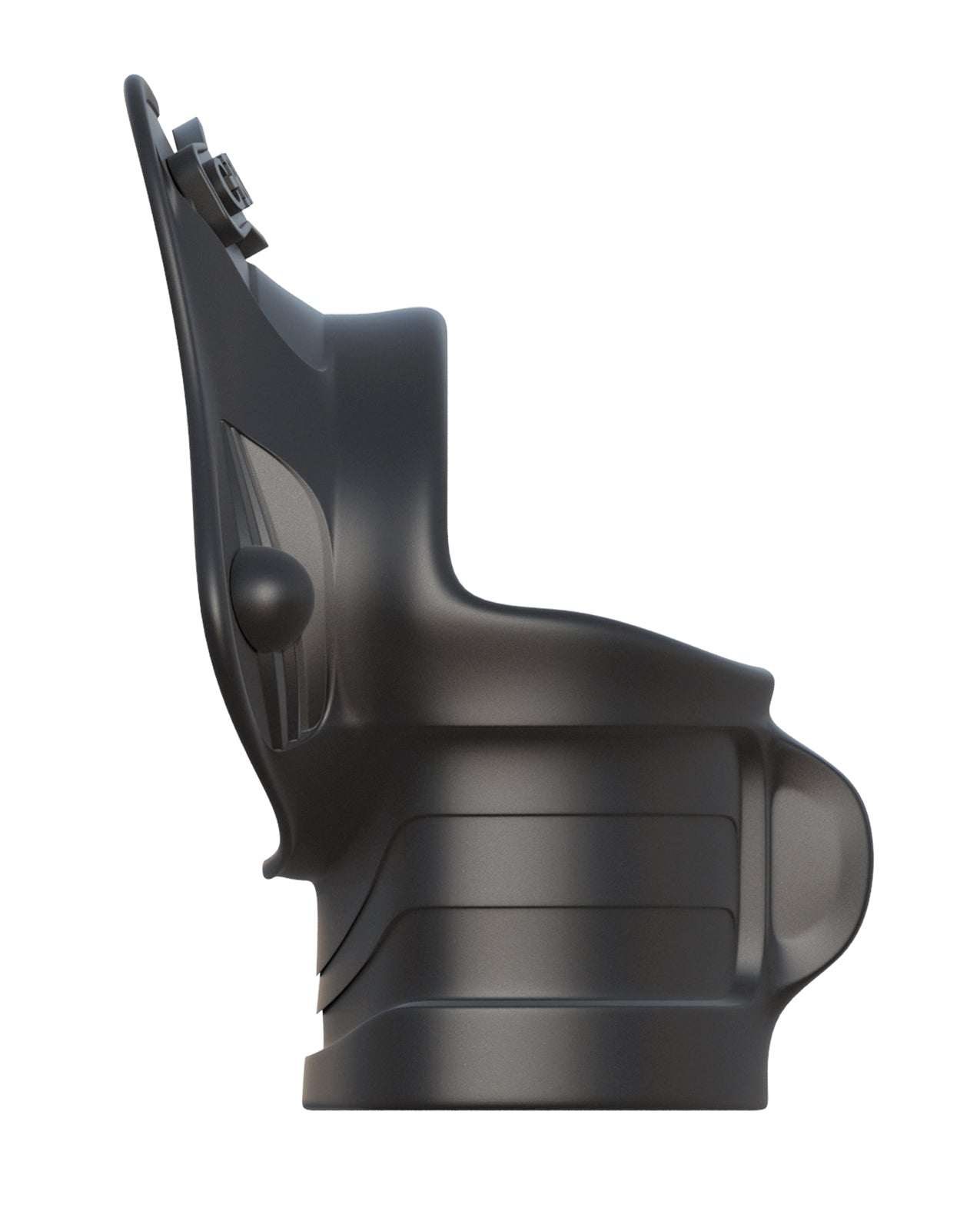 Black Fantasy C-Ringz Rock Hard Ring and Ball Stretcher made of smooth silicone for enhanced performance and comfort