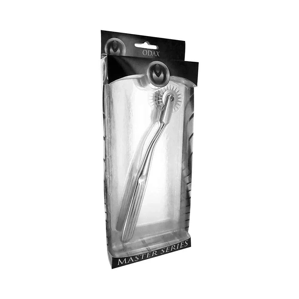 Master Series Odax Sensation Wheel stainless steel spiked sensory tool in packaging for temperature and sensory play