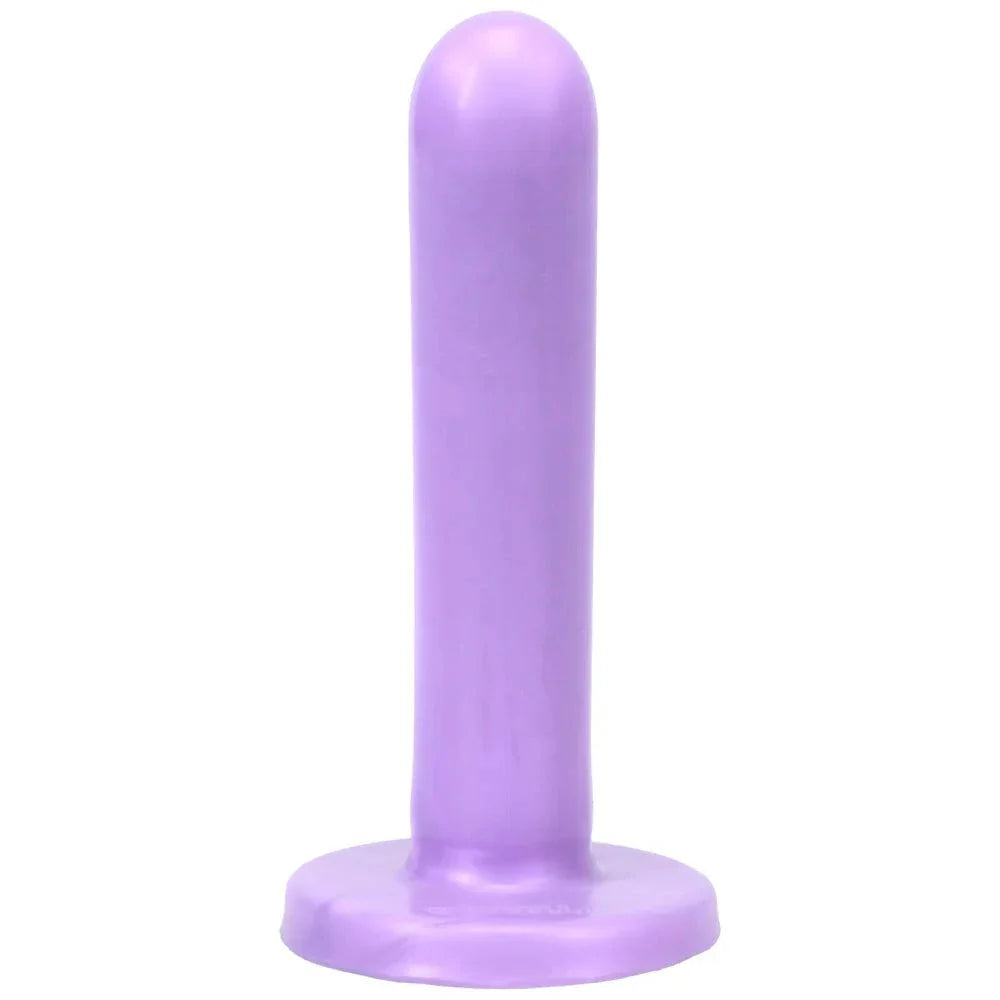 Tantus Silk medium purple dildo with smooth texture and sleek design for comfortable use