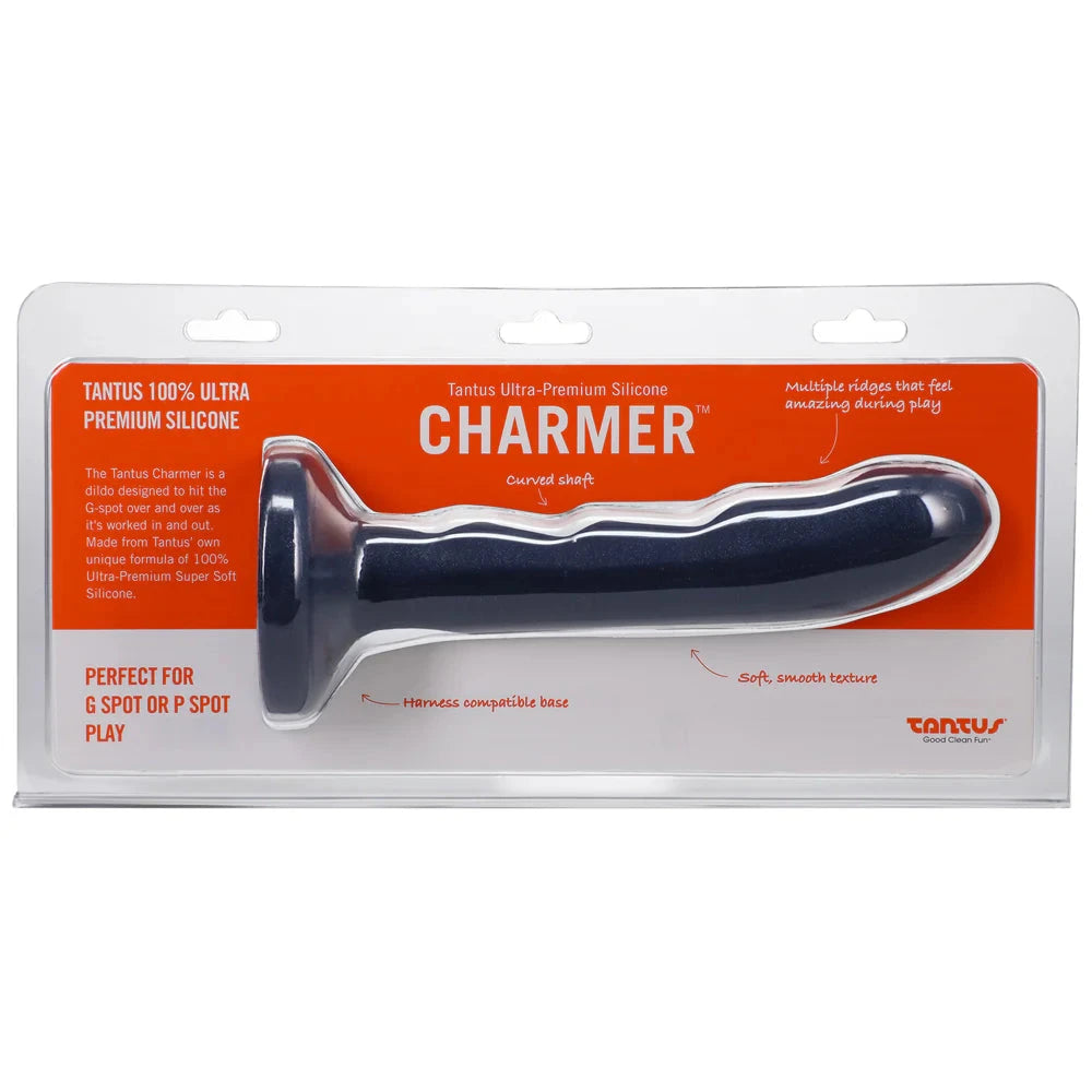 Tantus Charmer 8 in. G-Spot Dildo Sapphire by Anal Toys & Stimulators