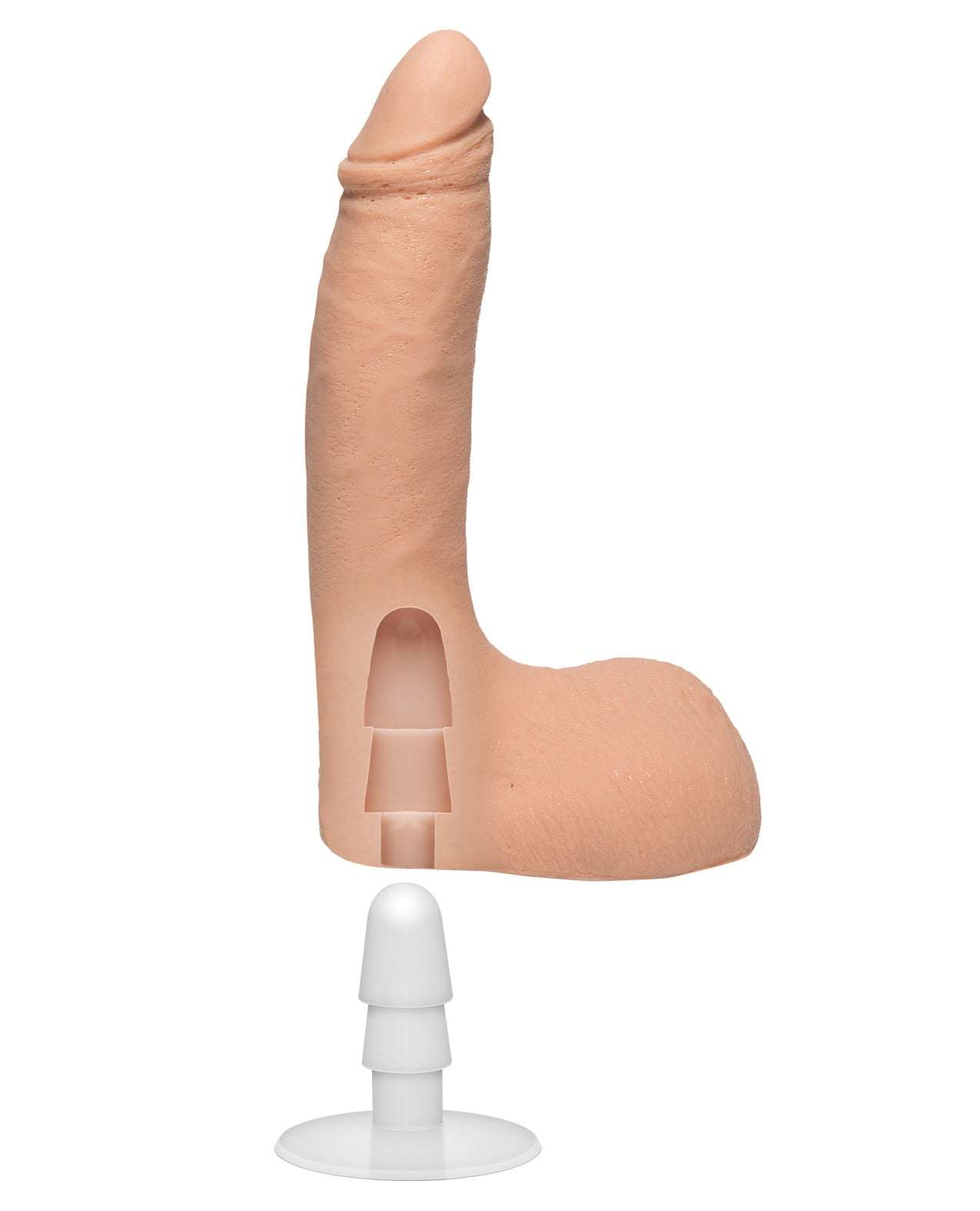 Signature Cocks ULTRASKYN 8.5-inch realistic dildo with removable Vac-U-Lock suction cup and lifelike texture