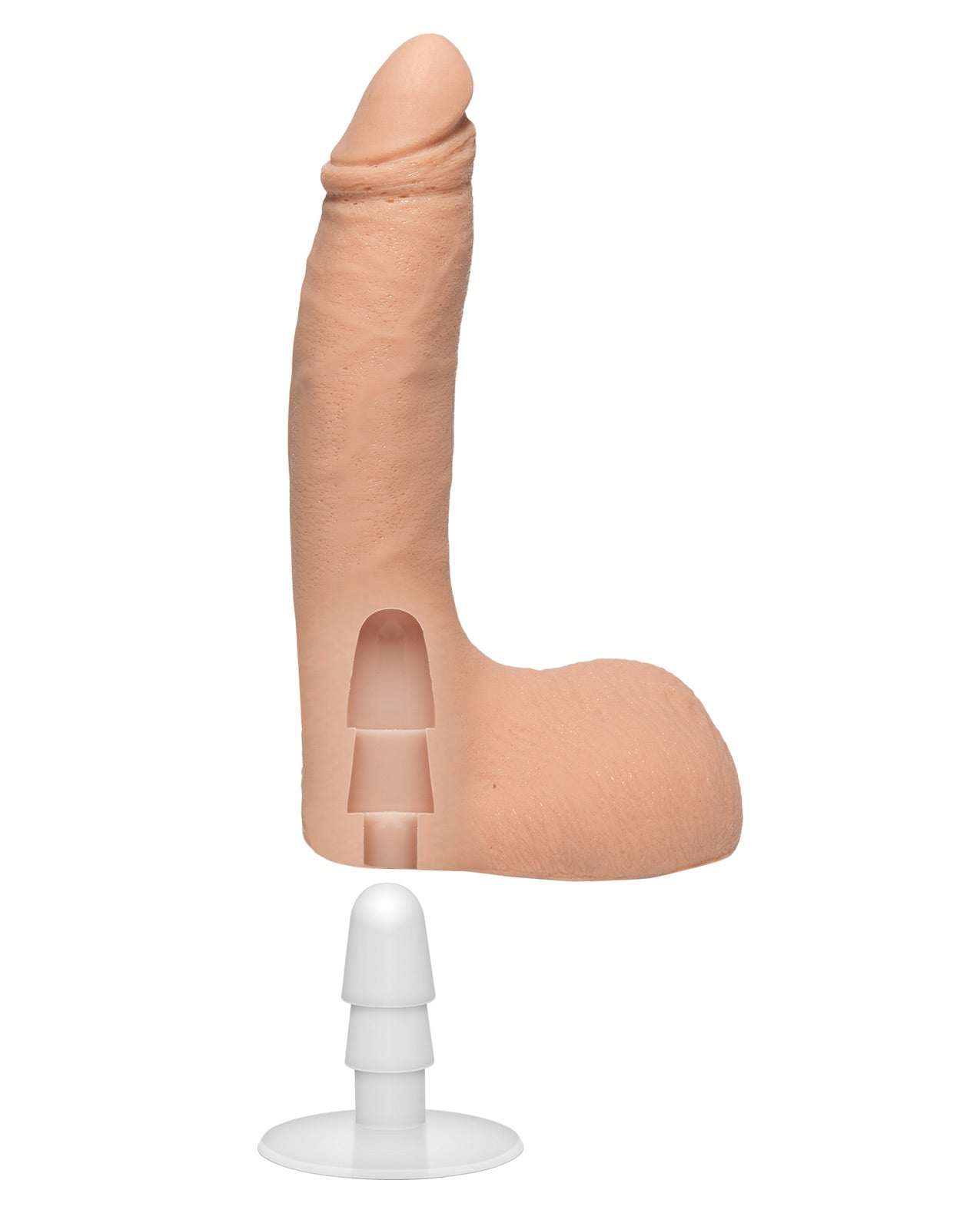 Signature Cocks ULTRASKYN 8.5-inch realistic dildo with removable Vac-U-Lock suction cup base.