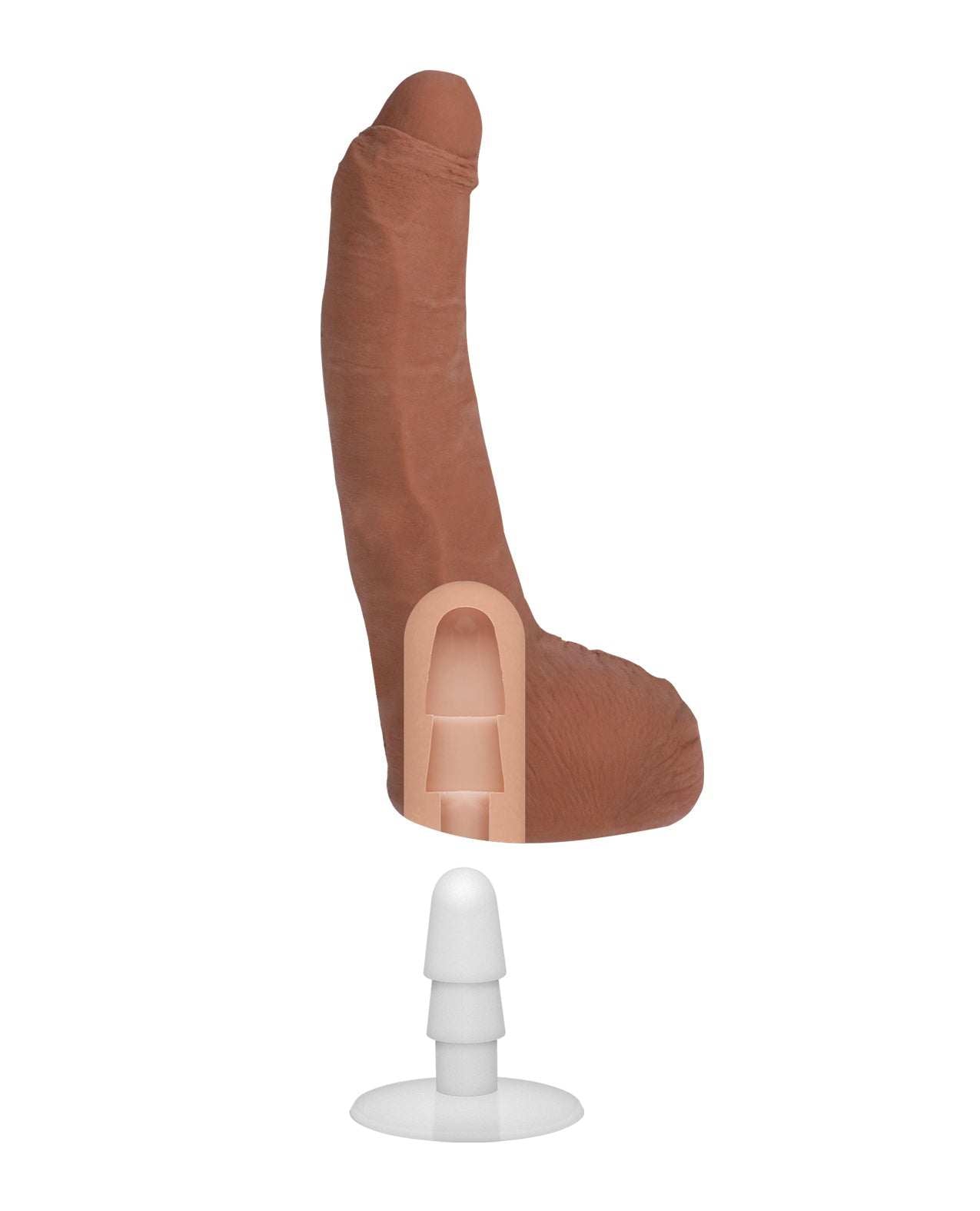 Realistic Signature Cocks 7.5" ULTRASKYN Cock with removable Vac-U-Lock suction cup in lifelike skin texture